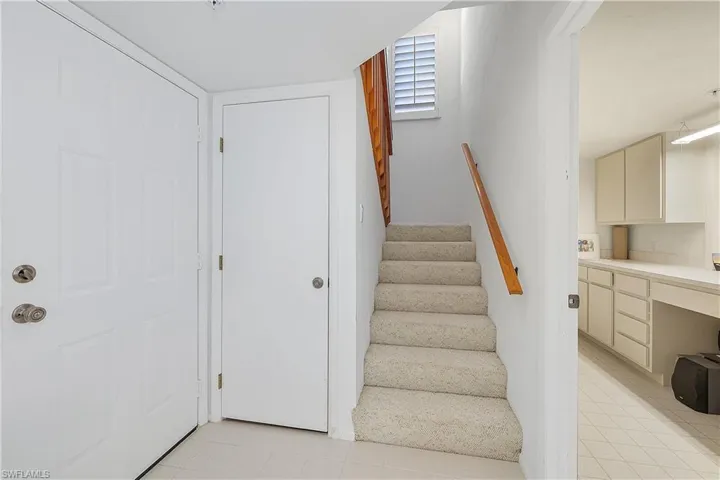 View of stairs