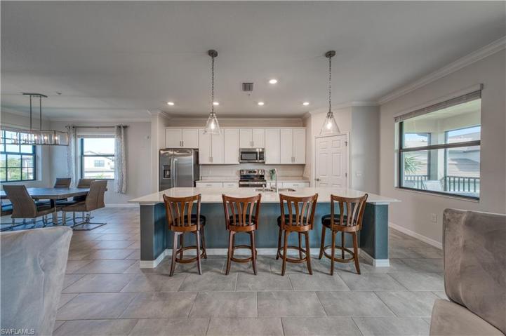Large kitchen island