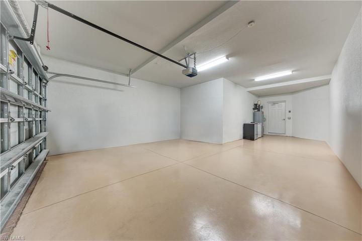oversize 2 car garage with extra storage space
