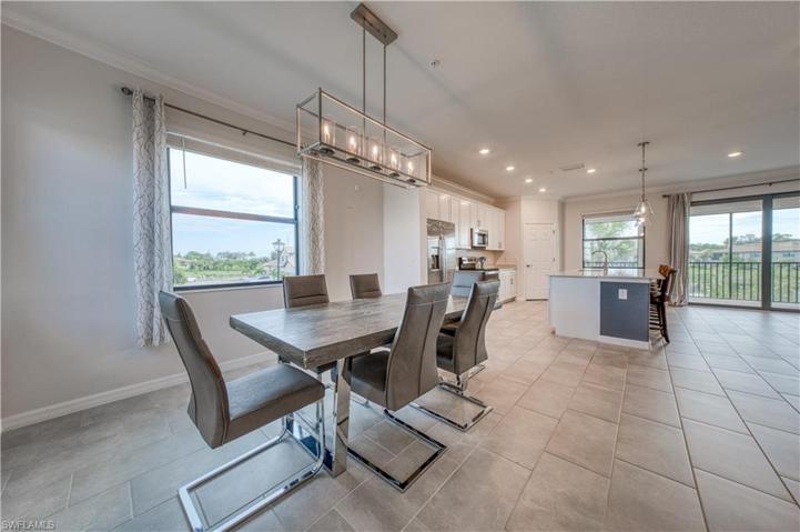 Large bright dining space