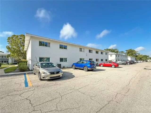 View of uncovered parking lot