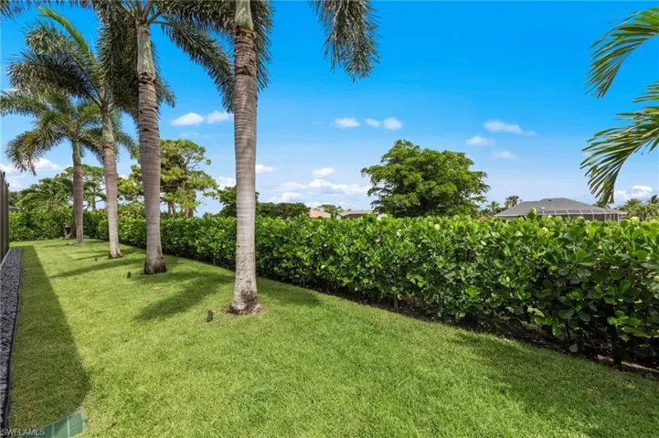 View of green lawn