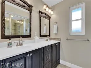 primary bath dual sinks