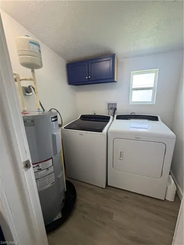 back door on left, bathroom straight ahead
