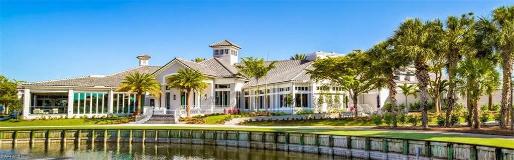 Back of Clubhouse and patio.