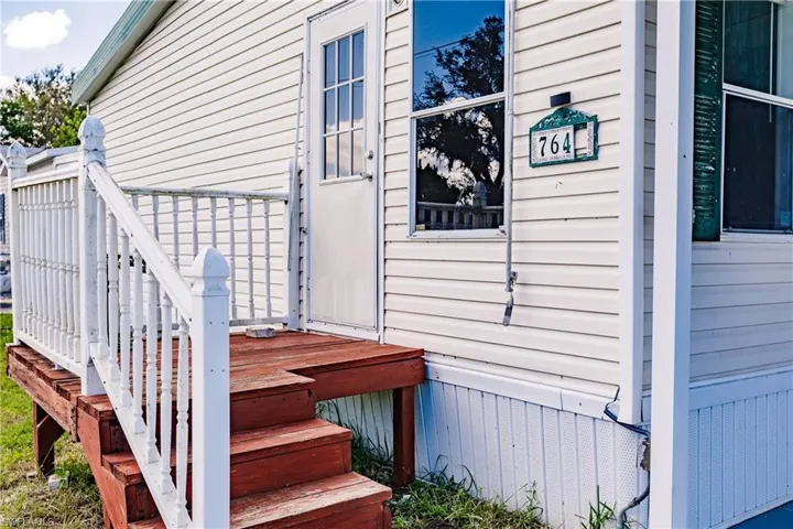 View of exterior entry