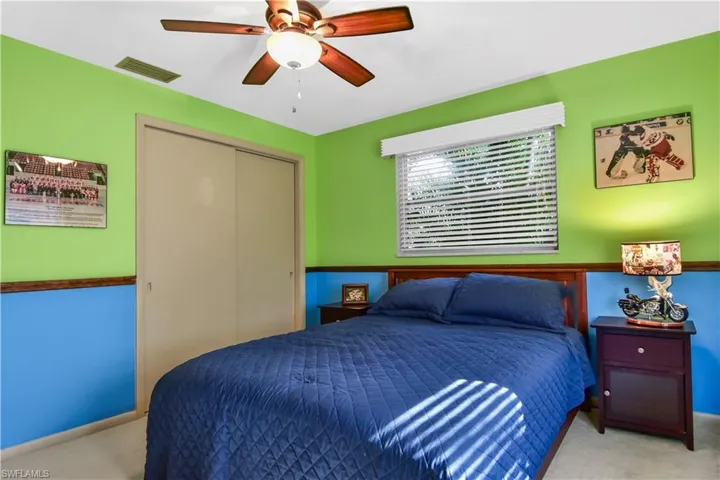 Second Guest Bedroom with chair rail