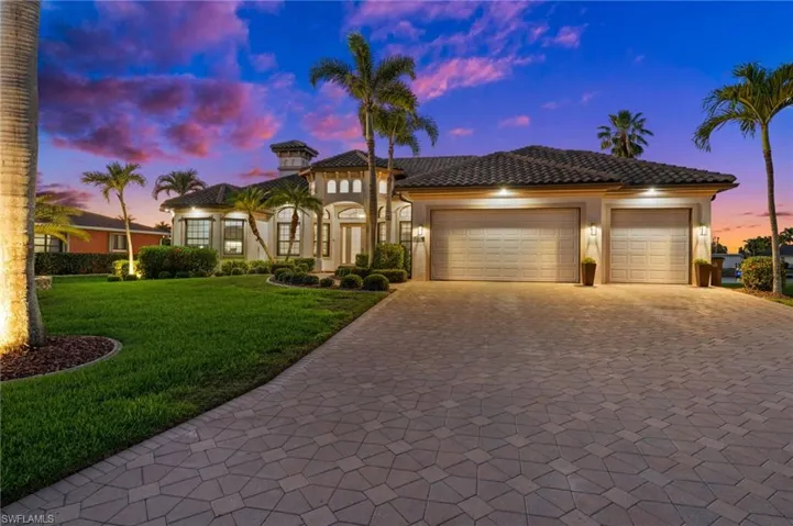 The view as your guests pull up in the evening