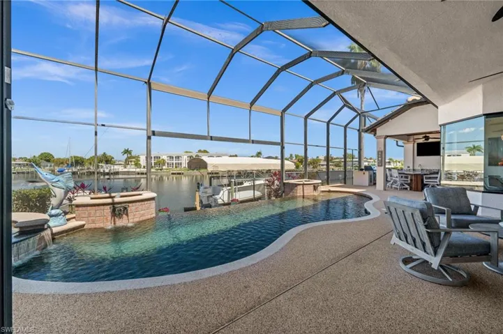 Large outdoor space for entertaining