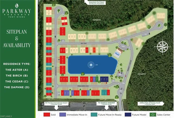 Siteplan Availability as of March 2024
