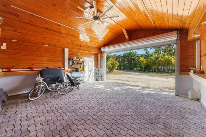 Two-car detached garage