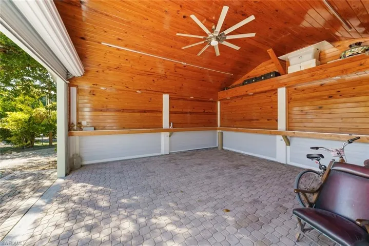 Two-car detached garage