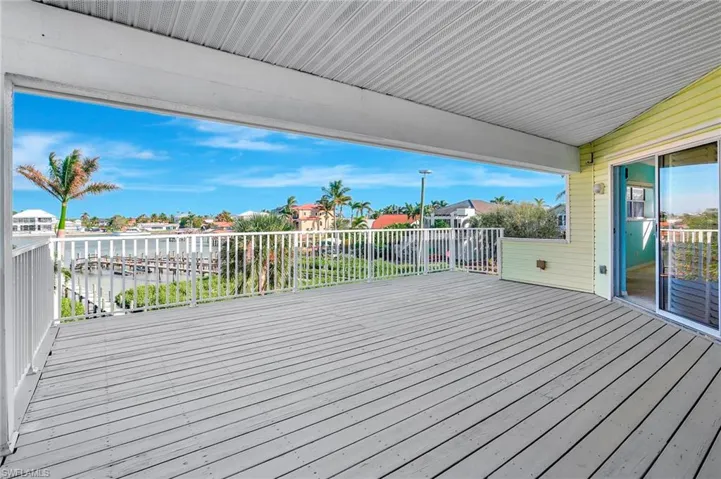 Outdoor deck off of Great room and Kitchen