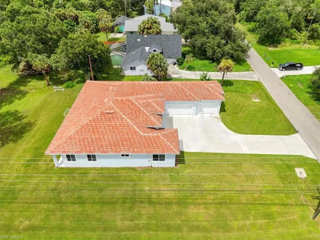 View from above of property