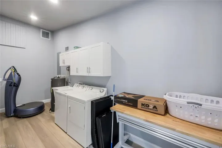 In-residence laundry/storage room