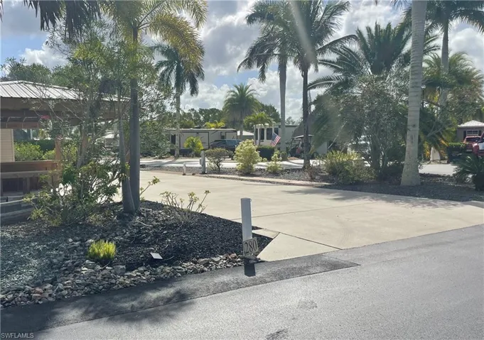 View of concrete road
