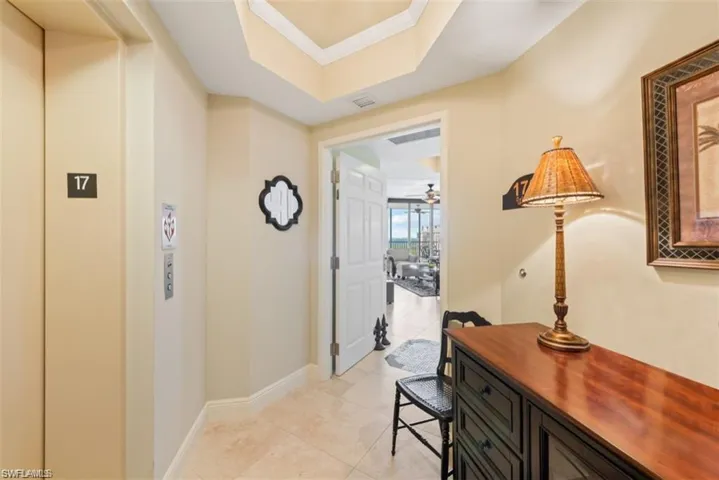 Secure & Private elevator entry.