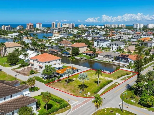 Aerial view of property
