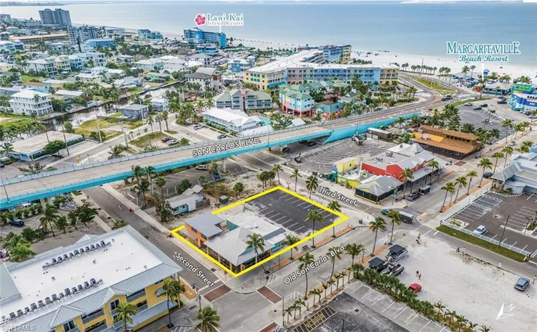 View of urban area featuring property parcel outlined