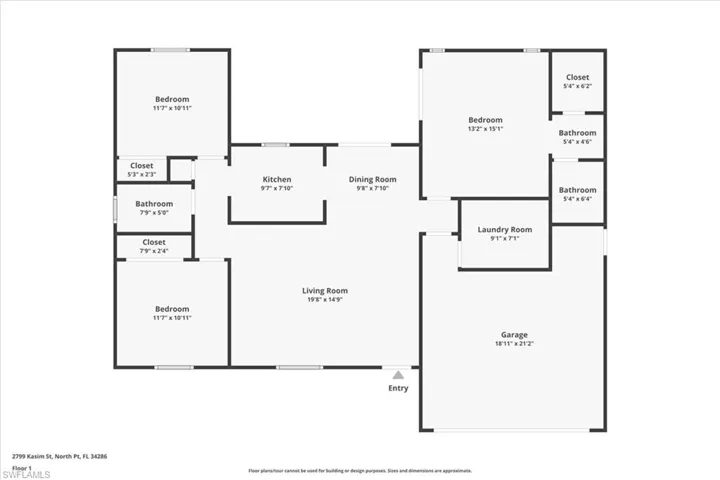 View of floor plan / room layout