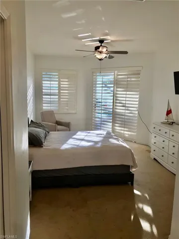 Master Bedroom with slider to pool