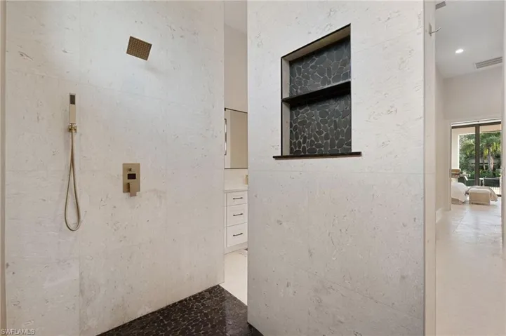 Bathroom with a shower