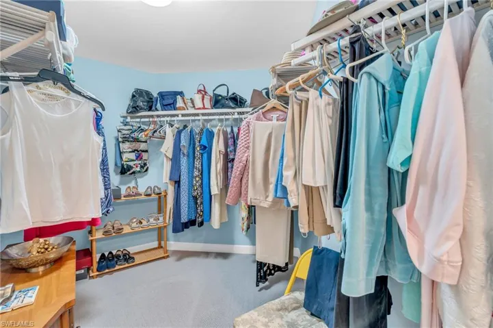 Spacious closet