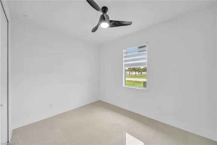 View of tiled empty room