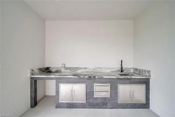 View of patio / terrace featuring sink