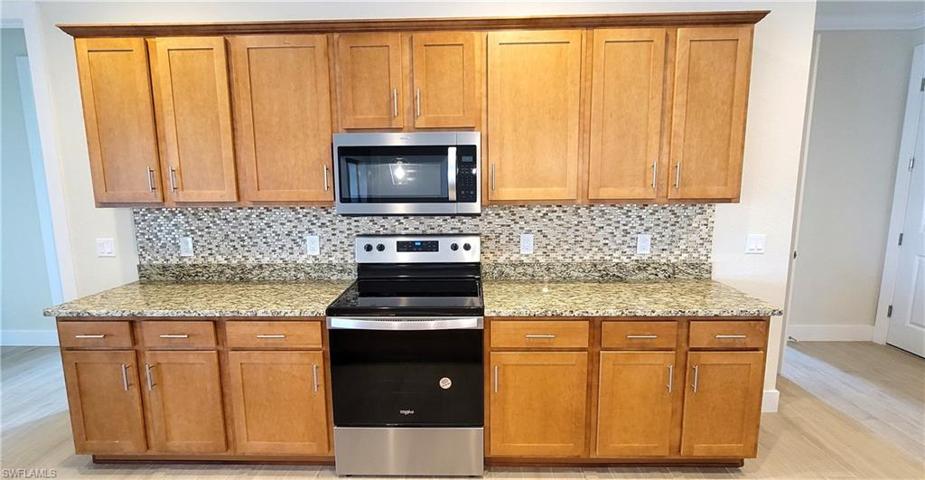 Newly added backsplash