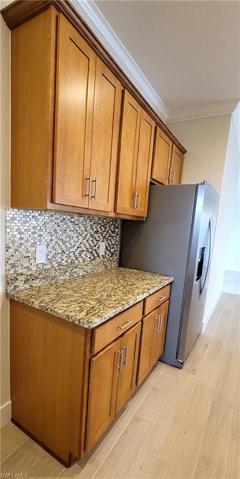 Newly added backsplash