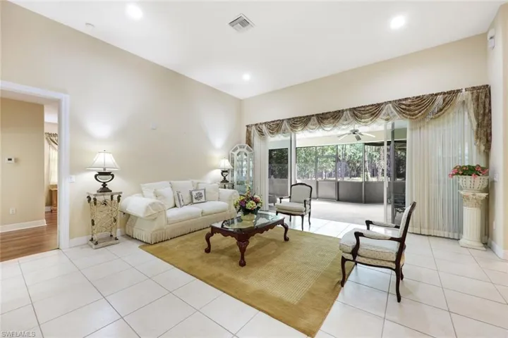 View of tiled great room