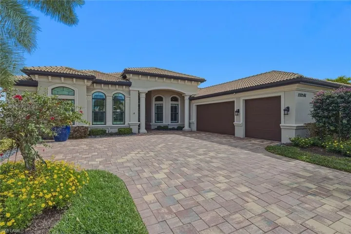 Estate home in gated Bonita lakes community