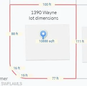 corner, curved lot