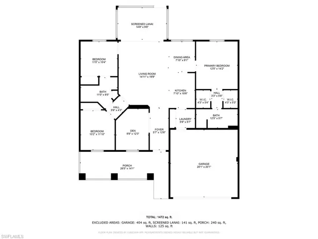 Floor plan / room layout