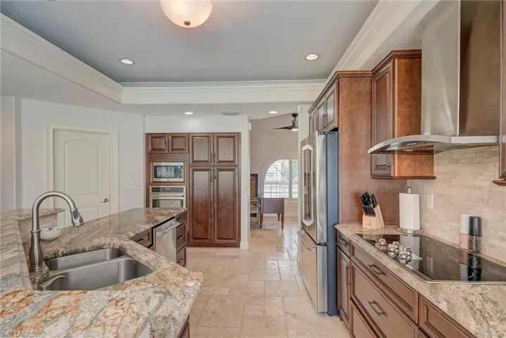 Entrance into kitchen