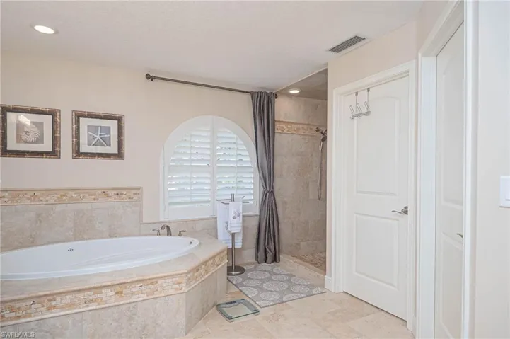 Spa Tub and Walk In Shower