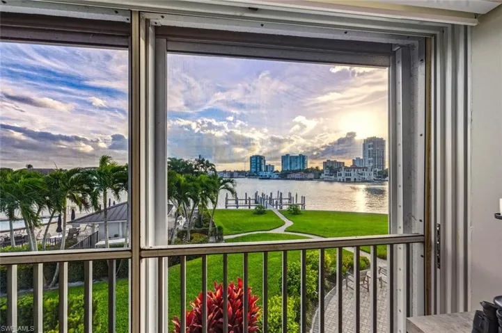 Water view with nearby urban area