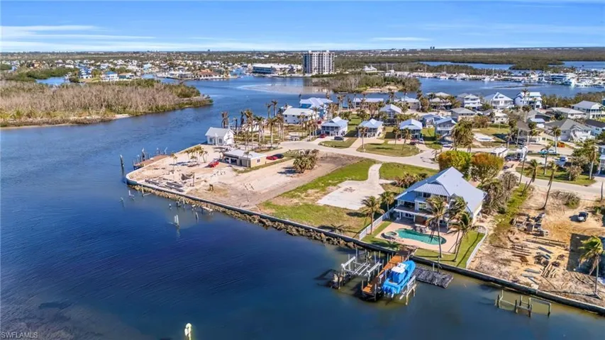VIRTUALLY ENHANCED - Drone / aerial view with a water view