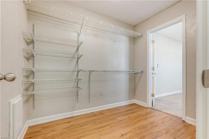large walk-in closet