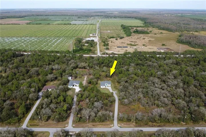 Drone / aerial view with a rural view