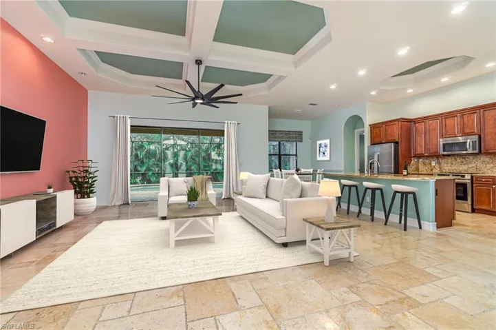 VIRTUALLY STAGED Living room