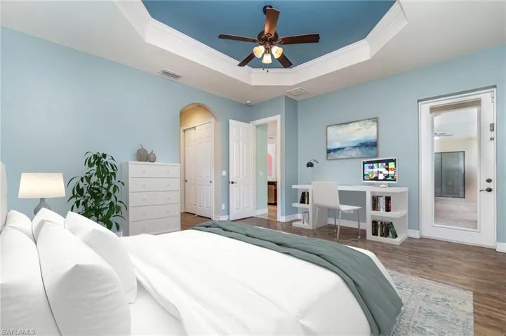 Virtually Staged Primary Bedroom 1