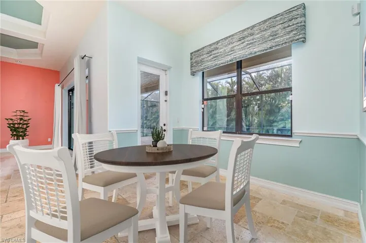 Virtually Staged Breakfast nook