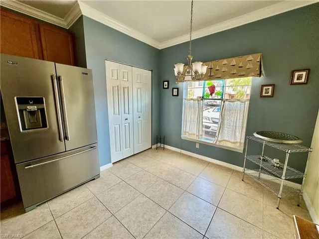 Kitchen window and double door pantry