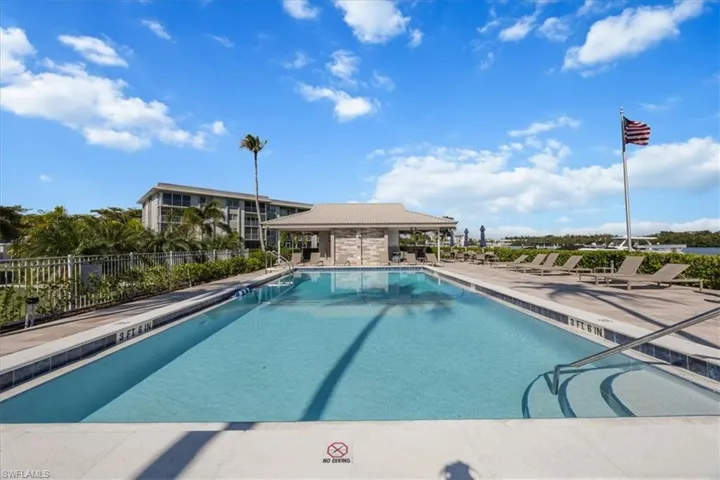 Mariners Cove pool featuring a patio area
