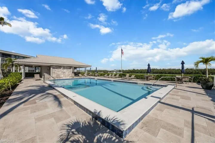 Mariners Cove pool with a patio area