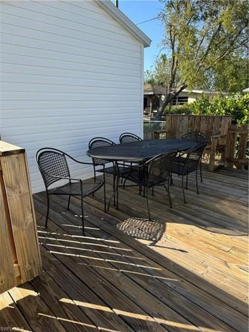 Outdoor seating area