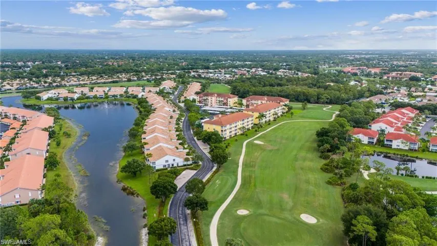 Aerial overview of property's location featuring nearby suburban area