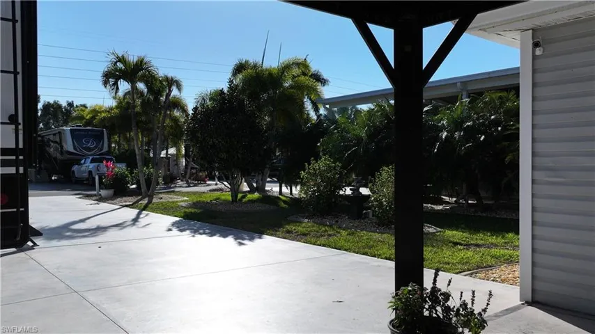 View of patio